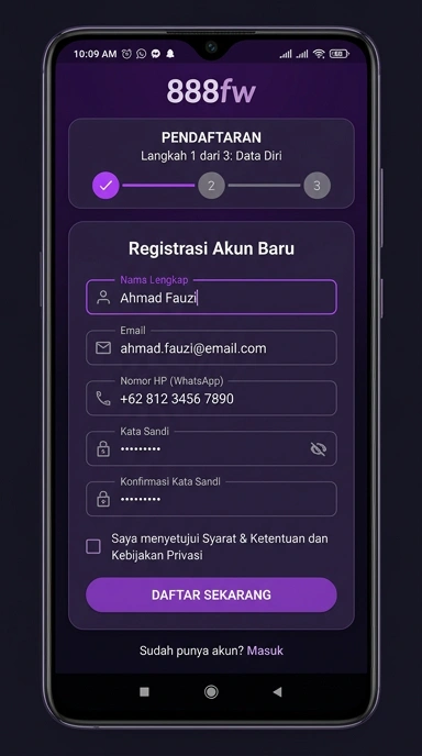 Buat Akun Baru 888fw dengan Mudah dan Cepat
