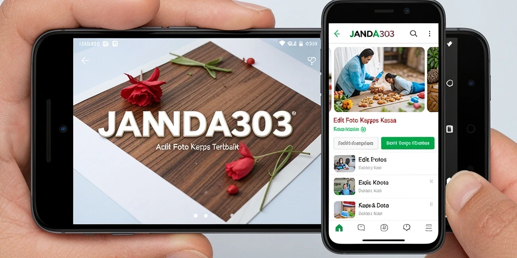 Screenshot JANDA303 menampilkan antarmuka pengguna yang intuitif dan fitur editing kertas kaca.